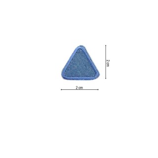 Parche termoadhesivo 20x20mm bordado Triángulo
