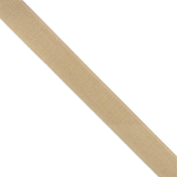 Goma elastica 25mm.beig