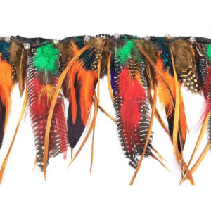 fleco de plumas para vestidos de fiesta merceria botton