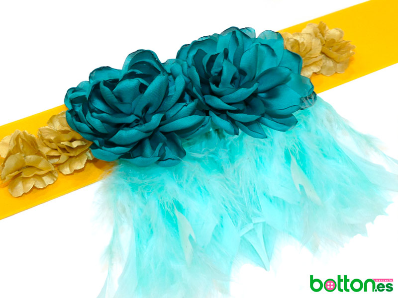 DIY FLORES DE TELA PARA UN VESTIDO DE FIESTA