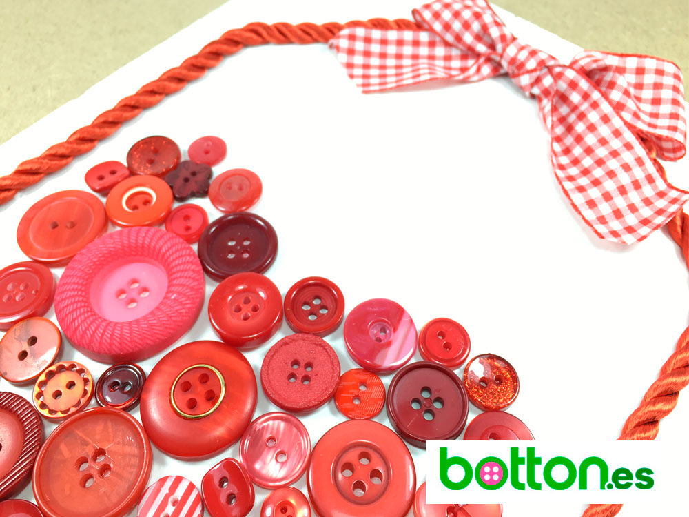 botones decorativos tarjeta