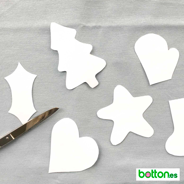 plantilla adornos navideños